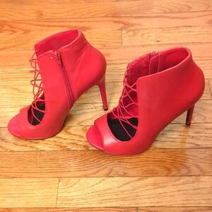 Steve Madden Glaring Red Leather